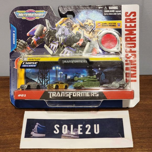 Transformers Micro Machines Series 1 #01 Translucent Bumblebee Chase 2022 New - Picture 1 of 3